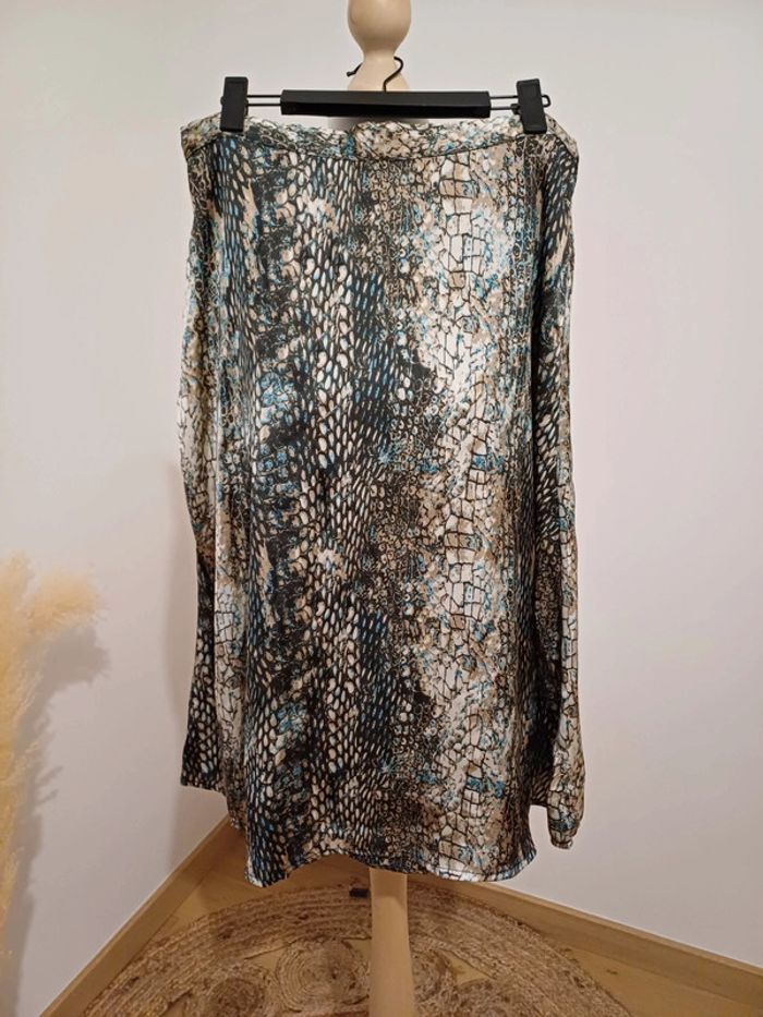 Jupe satinée légère à motifs Jacqueline De Yong taille L/XL 40/42 - photo numéro 7