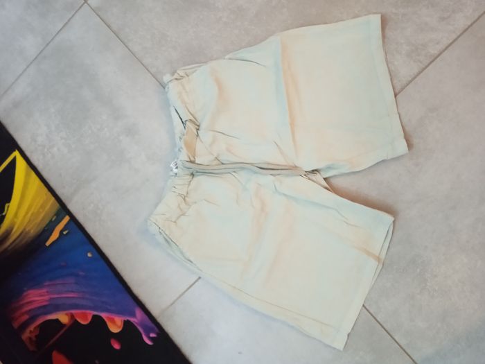 short magique vert amande neuf   boutique parisienne