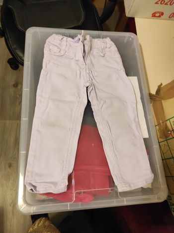 Pantalon violet kimbaloo 3 ans