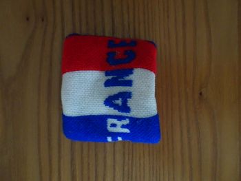 Bracelet tissu manchette français