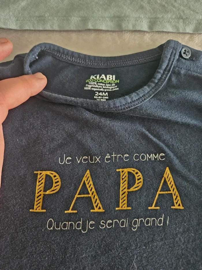Lot de 3 t-shirts manches courtes 2 ans - photo numéro 5