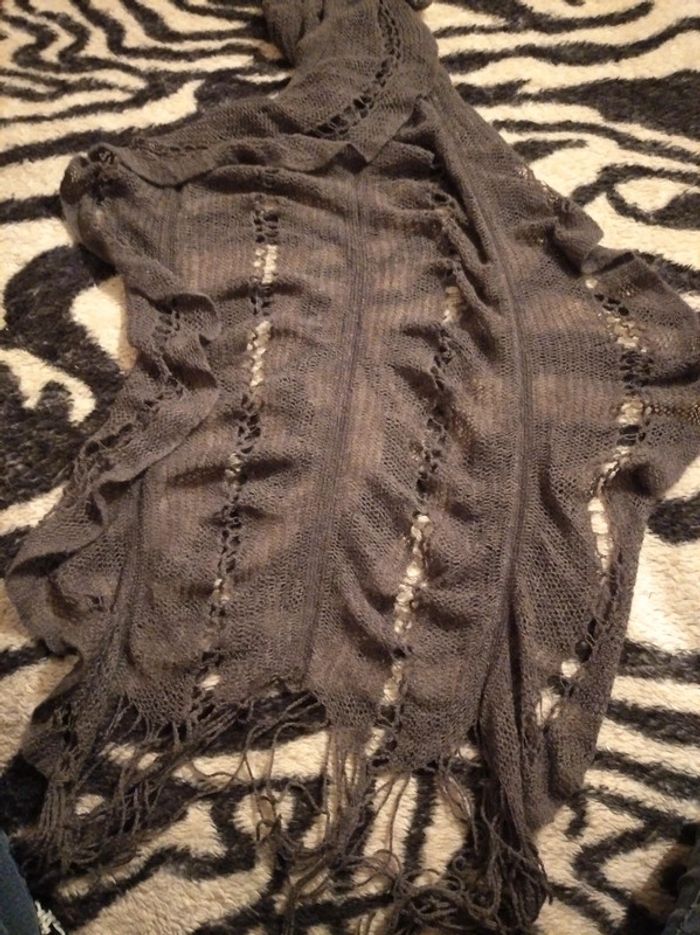 Écharpe marron - photo numéro 5