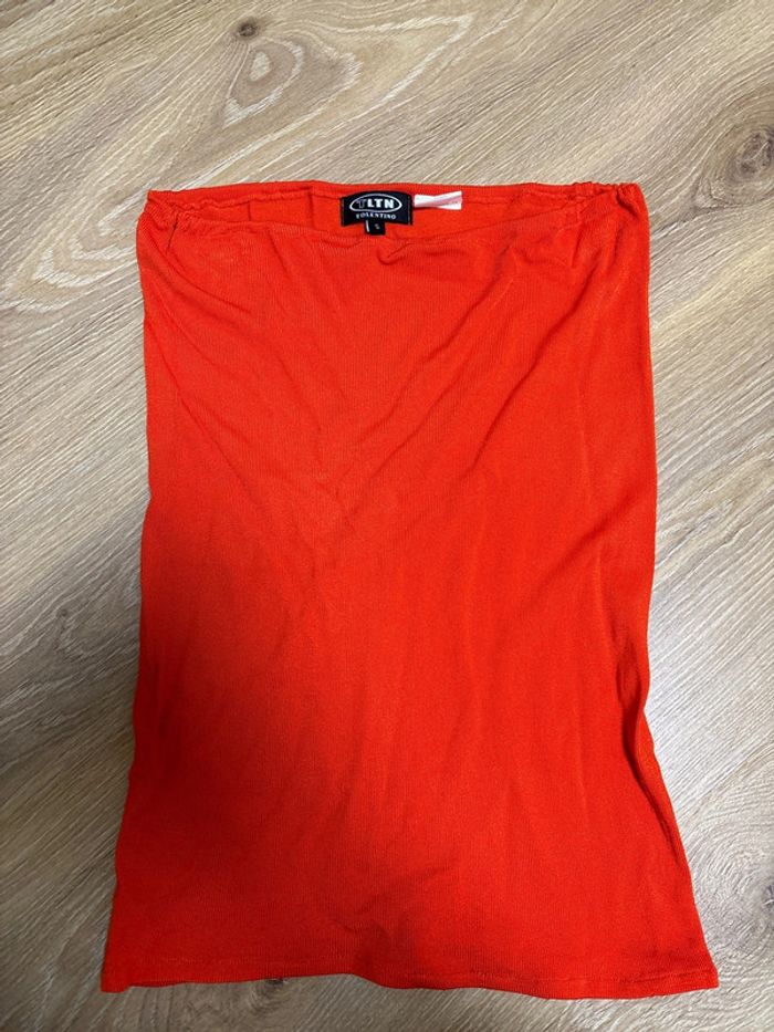 Bustier orange Taille S