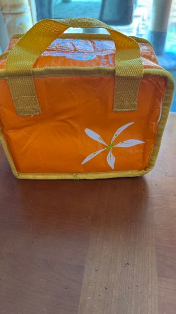 Sac isotherme glacière repas orange
