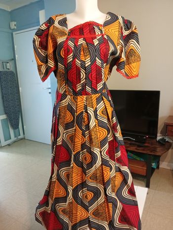 Robe multicolore femme