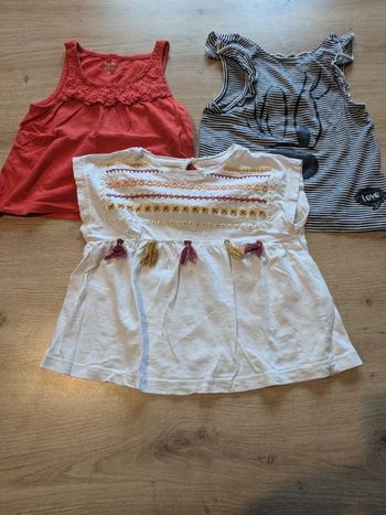 Lot 3 tee shirts manche courte