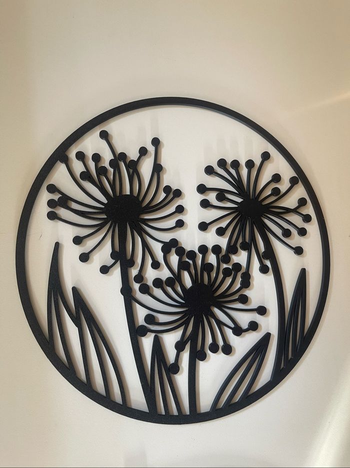 Décoration  murale fleurs - photo numéro 3