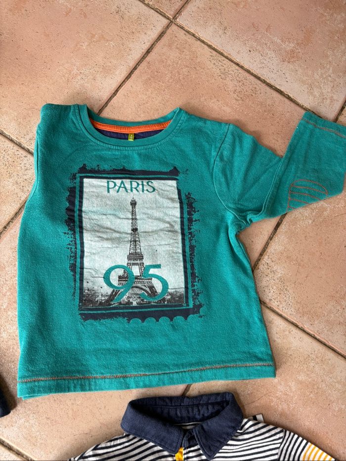 Lot 4 tee-shirts manches longues 4 ans garçon - photo numéro 5