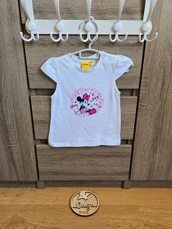 Vêtement Bébé Fille - T-shirt Minnie Blanc - Disney - 12 mois