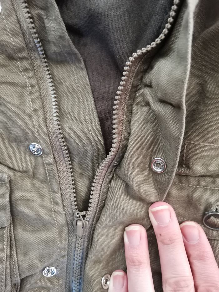 Veste kaki mi saison - photo numéro 5