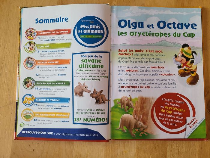 Livre disney nature Kids mes amis les animaux - photo numéro 8