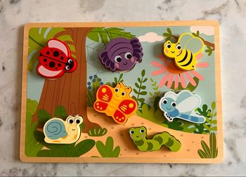 Puzzle d’encastrement en bois 