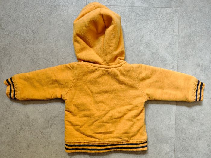 9/12 mois (74 cm) - sweat à capuche molletonné doublure peluche (tape à l'oeil) - photo numéro 3
