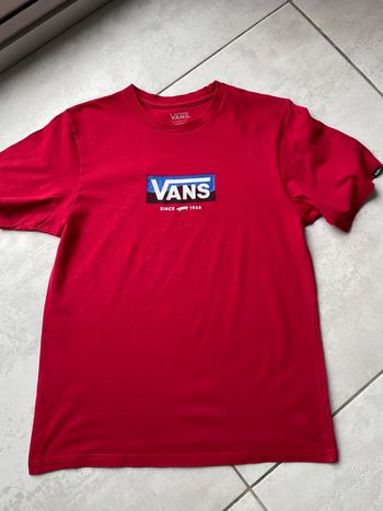 T-shirt Vans Rouge - Taille 12-14 ans