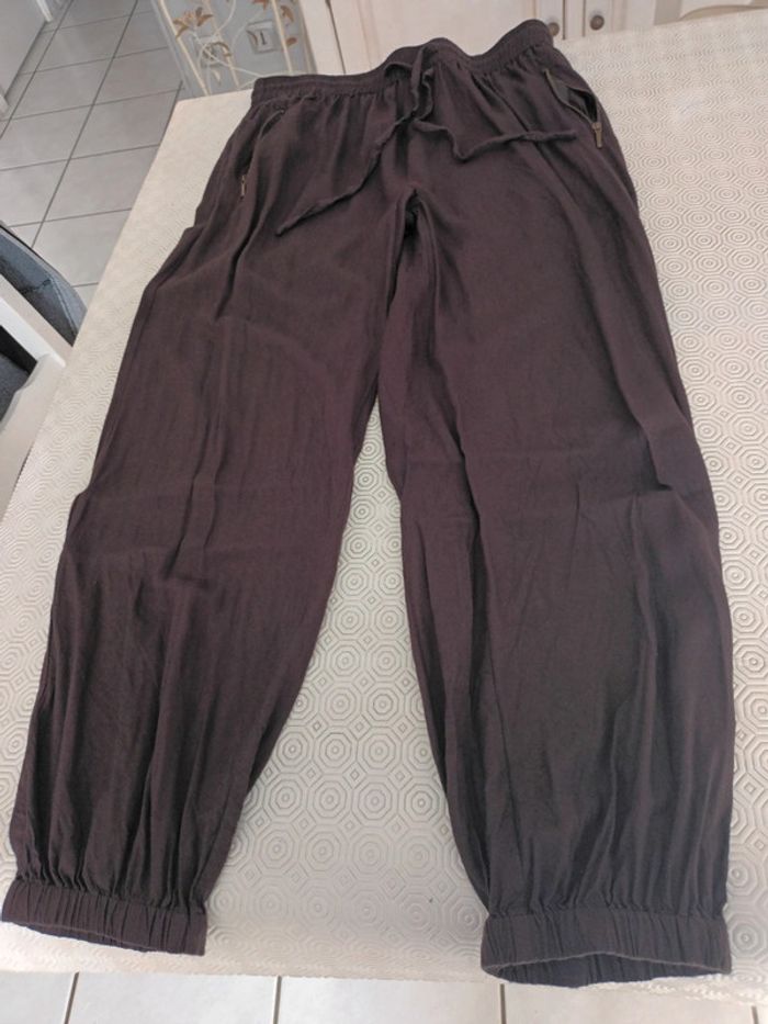 Pantalon Agathe Velmont T 38 noir - photo numéro 3
