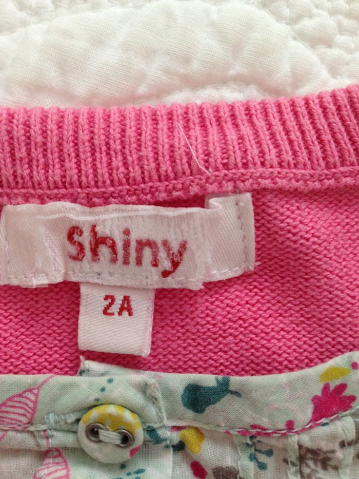 Pull Fantaisie Manches Longues Rose - photo numéro 3