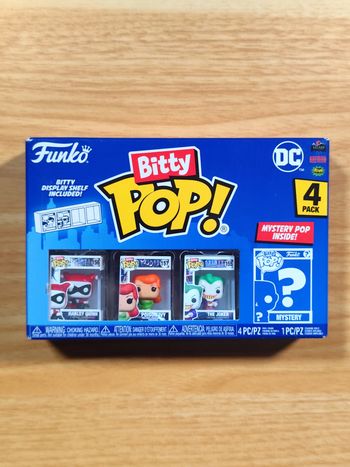 Boîte Funko Bitty Pop! DC Comics - 4 Figurines dont 1 MYSTÈRE
