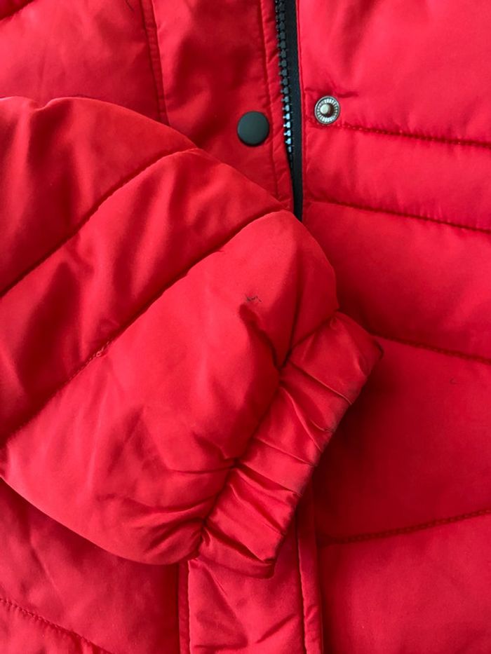 Magnifique doudoune à capuche rouge / Taille M - photo numéro 8