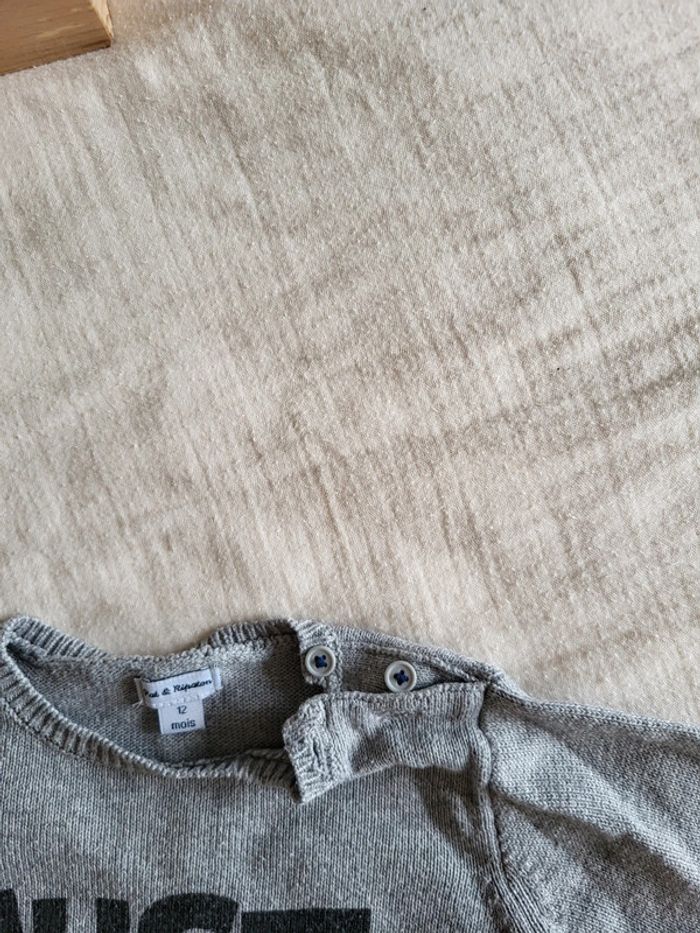 Jolie idée ensemble pull et pantalon bébé garçon automne hiver rentrée Septembre - photo numéro 5