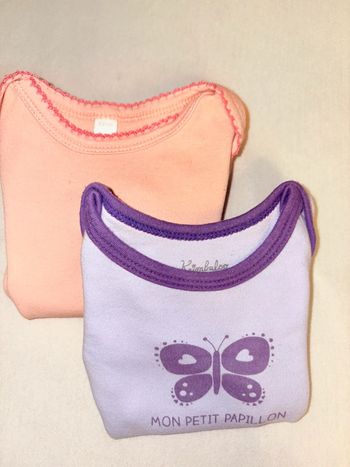 Lot 2 bodie fille 3 mois