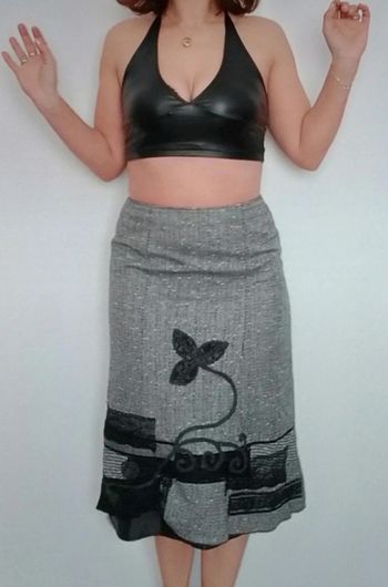 Jupe mi.longue hiver chic vintage taille 38