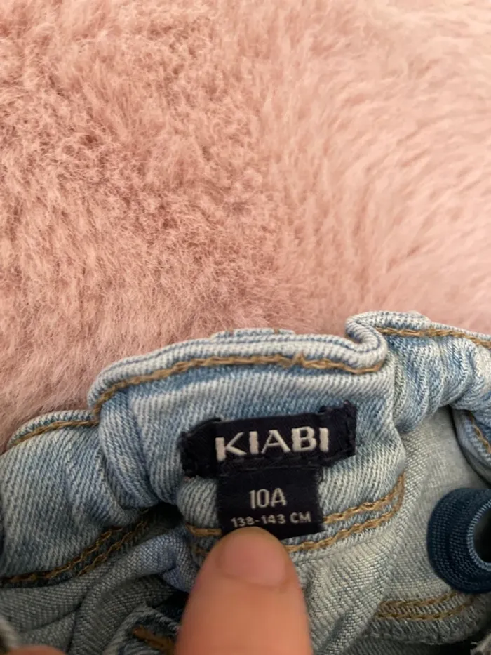 Short jean court taille modulable - photo numéro 5