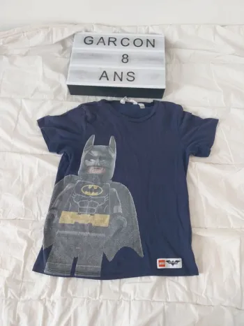 Tee-shirt manche courte garçon 8 ans