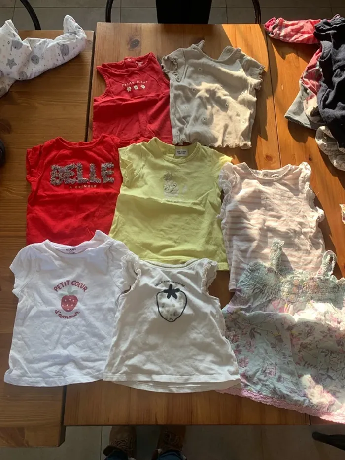Lot de vêtements filles 9 mois - photo numéro 3
