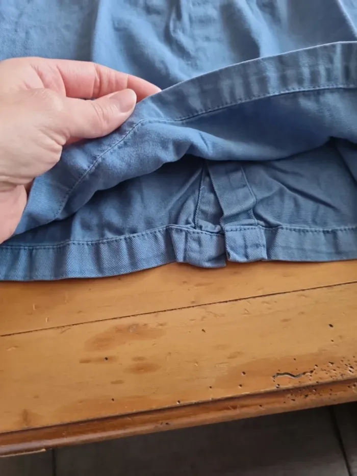 Robe bretelles u tout petits 24 mois bleue très bon état - photo numéro 2