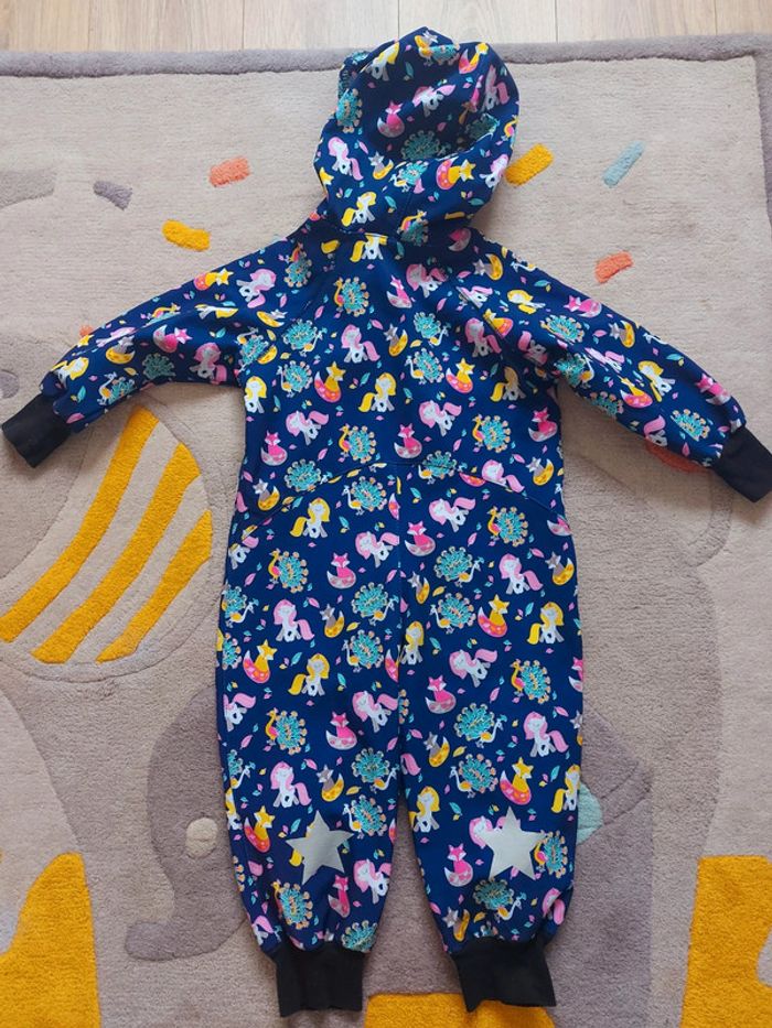 Combinaison de pluie iELM softshell licorne paon renard 98 cm 3 ans - photo numéro 8
