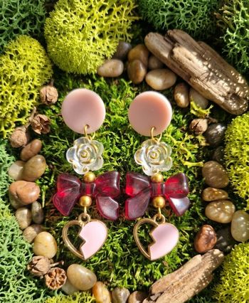Boucles d’oreilles "Cœur Brisé"