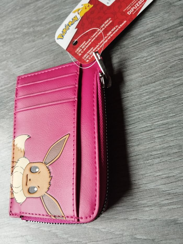 Pokémon : Evoli Porte-Cartes Fushia - photo numéro 8