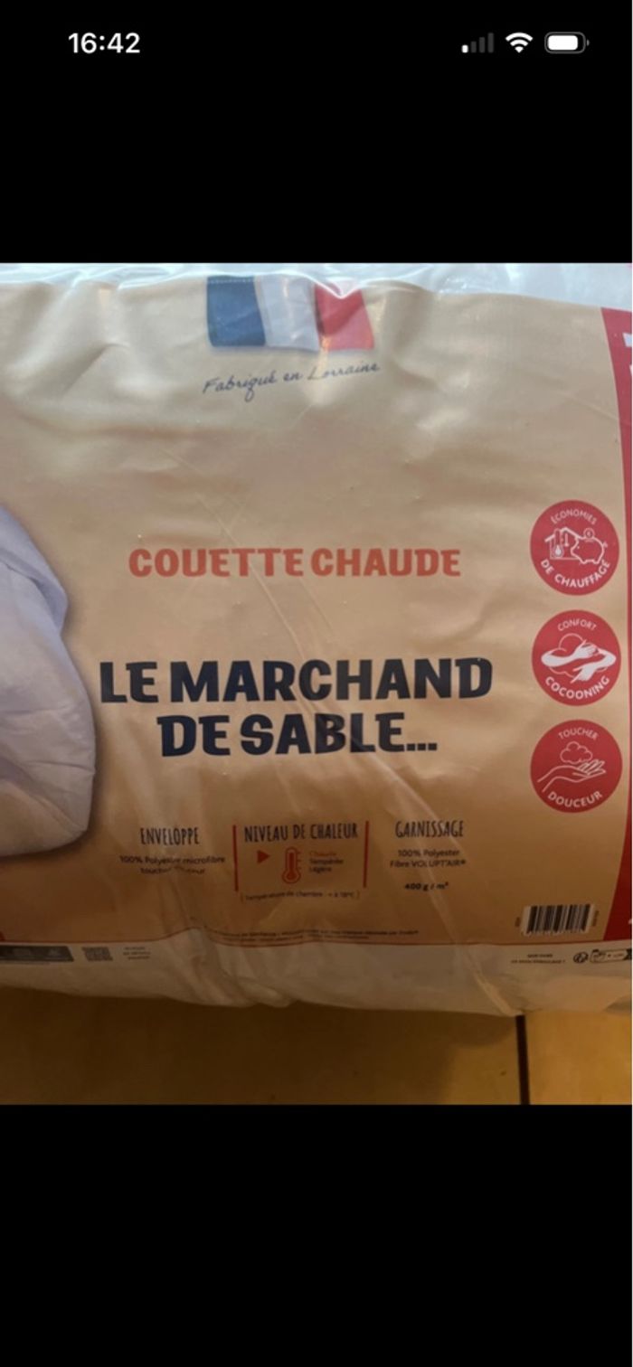 Couette chaude 260/240 dodo neuf - photo numéro 2
