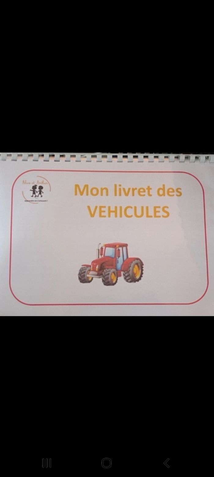 Livret d'apprentissage des véhicules - photo numéro 10