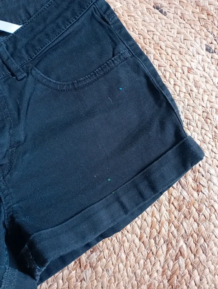 Short jean noir - photo numéro 2