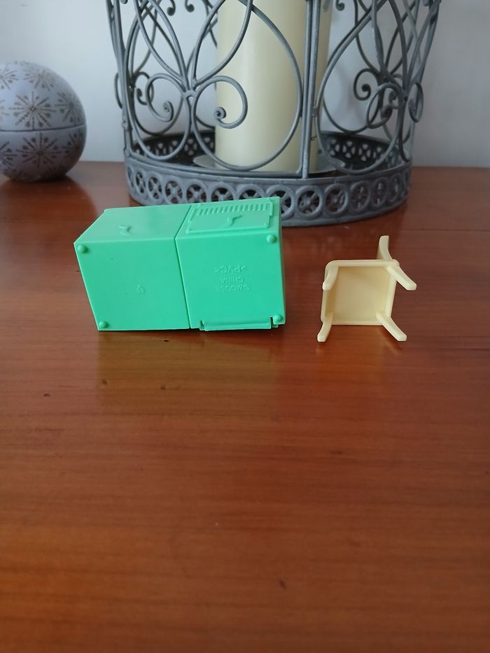 Meubles miniatures/maison poupée: cuisinière & chaise - photo numéro 7