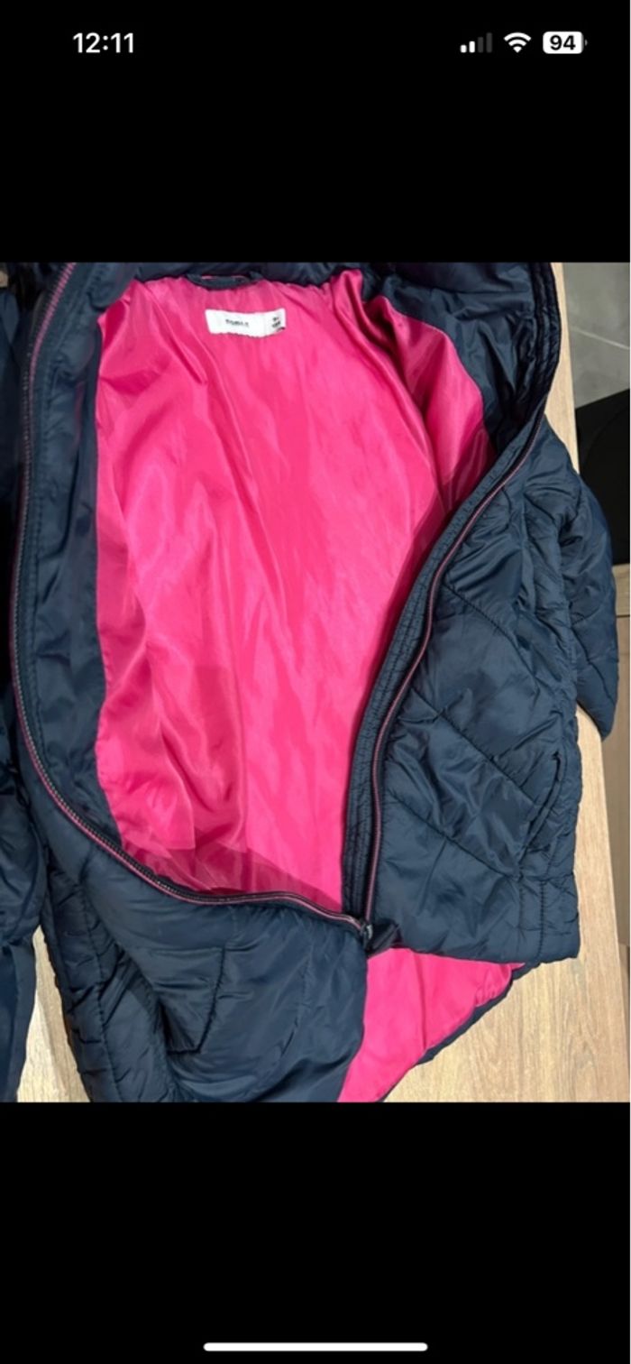 Manteau doudoune bleu marine 9 ans - photo numéro 6