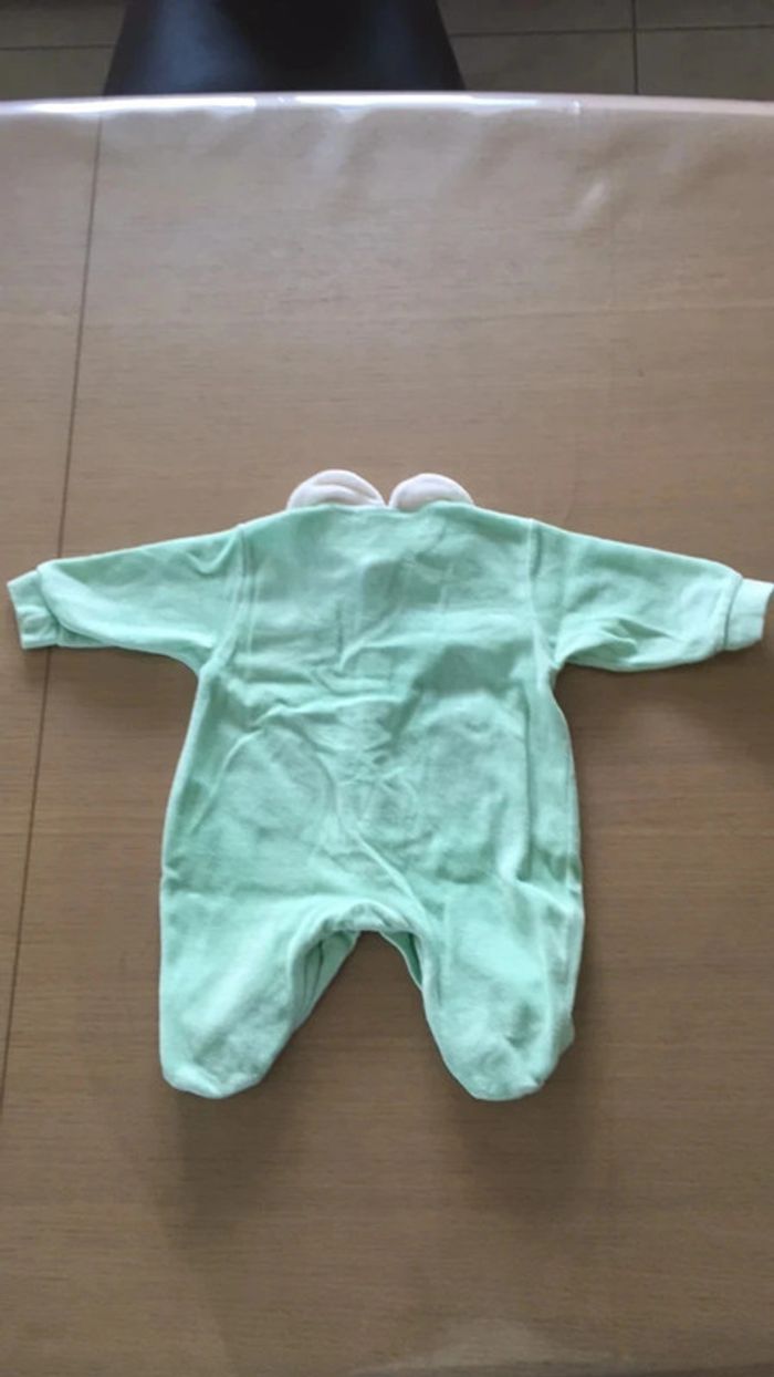 Grenouillère garçon menthe - photo numéro 3