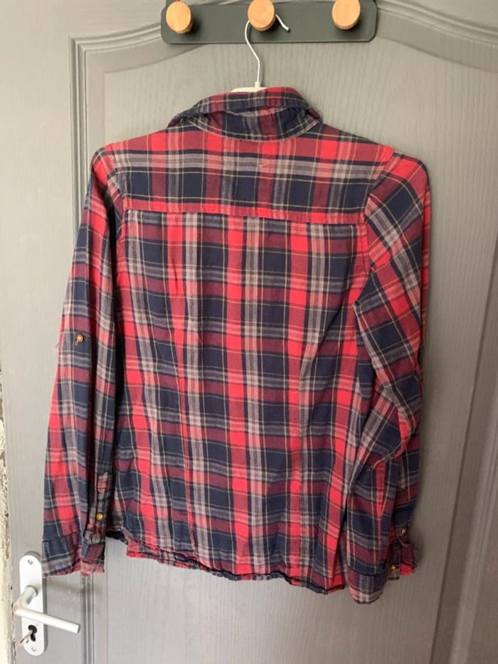 Chemise à carreaux Atmosphère - Taille 34 - photo numéro 2