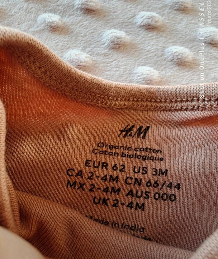 Lot de 5 bodies ML tons rose - photo numéro 9