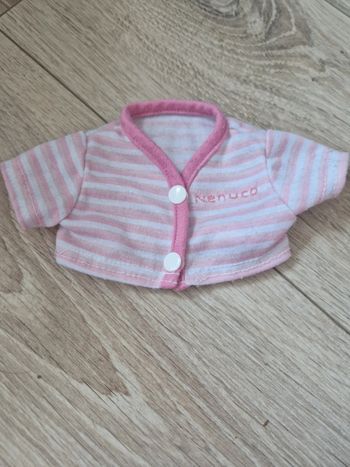 Habit pour poupée Nenuco, rose & blanc