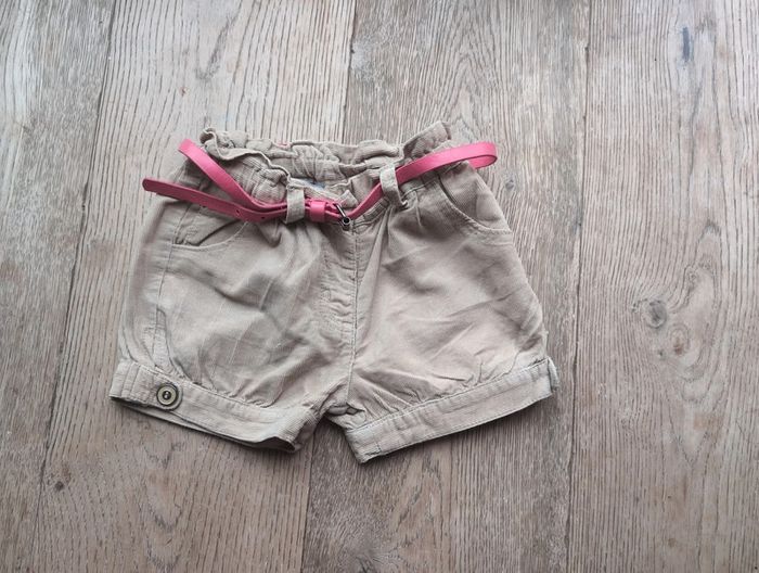 Ensemble short/t-shirt/legging corail lapin Doré 3 ans - photo numéro 4