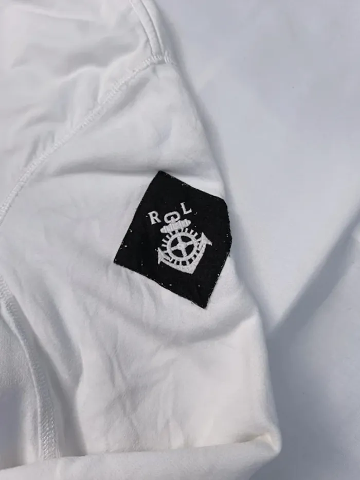 Veste pull épaisse Ralph Lauren homme taille L blanche épaisse excellent état - photo numéro 5