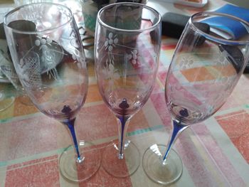 3 flûtes a champagne