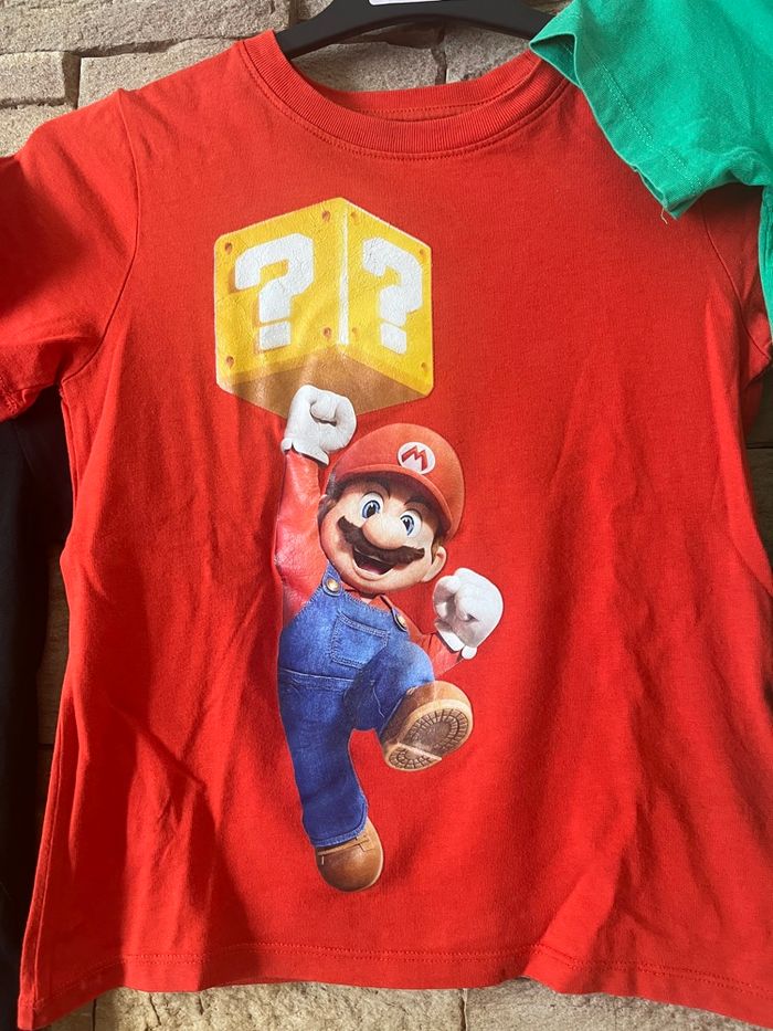 Lot 3 t-shirt Mario 5-6 ans - photo numéro 2