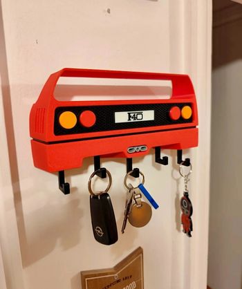 Porte-clés mural design Ferrari F40