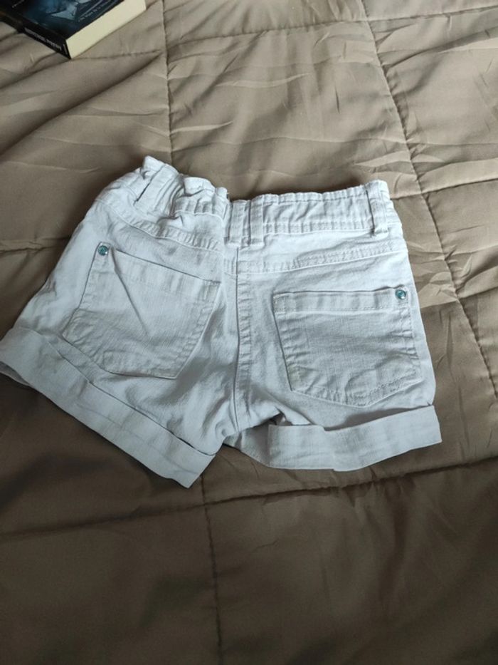 Short en jean vinyl fraise 6 ans - photo numéro 2