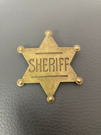 Broche étoile de shérif