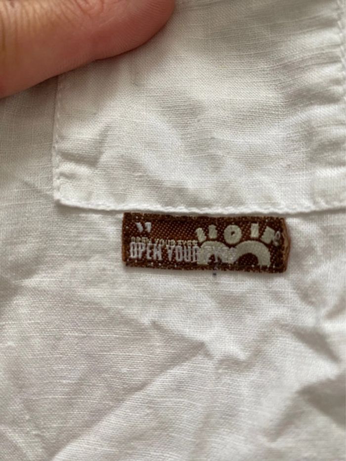 Lot 2 T-shirts 👕 et 2 chemises 👔 manches courtes - 12 mois - Obaïbi - TBE - photo numéro 3