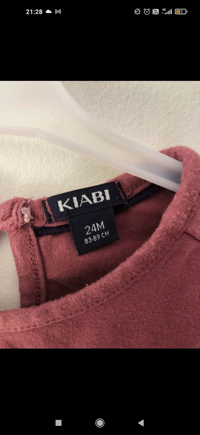 T-shirt court Kiabi 2 ans - photo numéro 2